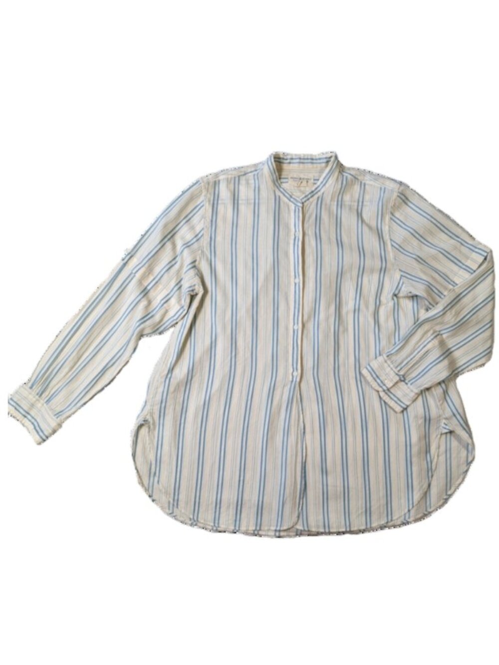Vintage Ralph Lauren Denim & Supply Shirt with Aqua Stripes Size Large